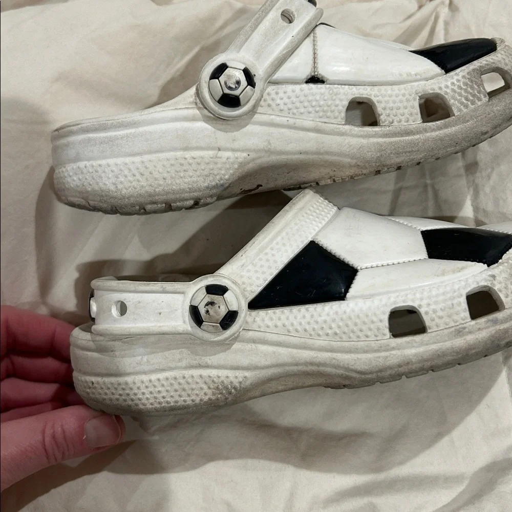 Crocs Soccer Ball Pattern size 12 youth